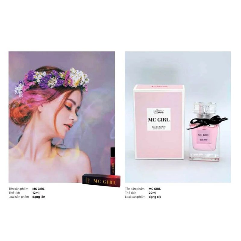 Nước Hoa Lăn Dream Love 12ml Mg Girl