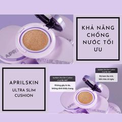 Phấn Nước Aprilskin Ultra Slim Cushion 15g #23 (không Lõi)