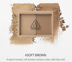 Phấn Tạo Khối 3ce Contour Shading 2 Ô #soft Brown