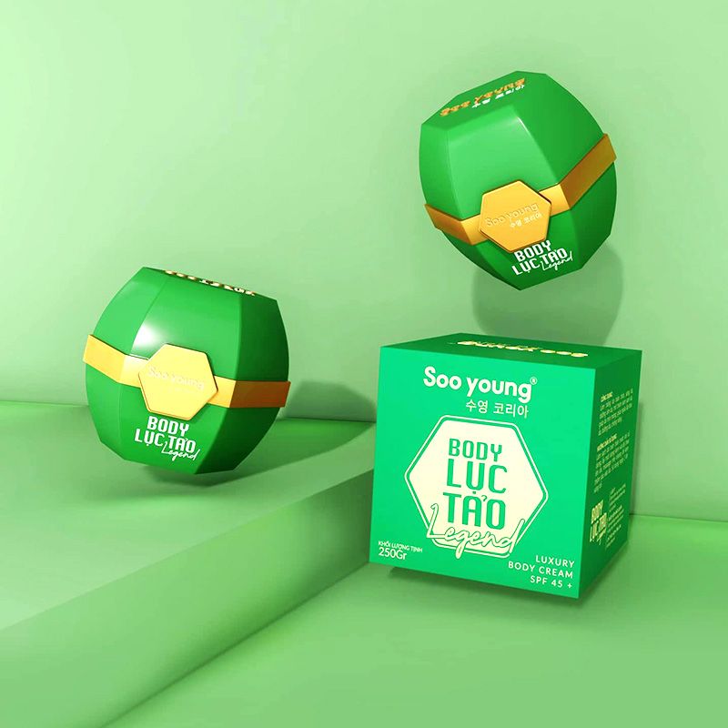 Kem Body Lục Tảo Soo Young 250g