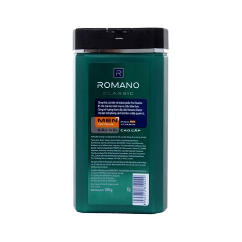 Dầu Gội Romano Classic Deluxe Shampoo Vitamin B5 180g