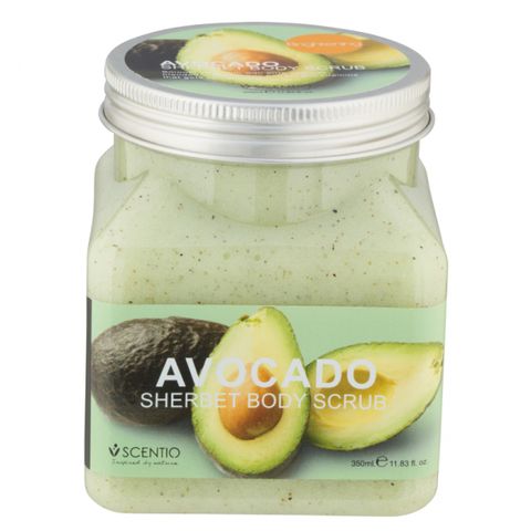 Tẩy tế bào chết toàn thân Scentio Avocado Sherbet Body Scrub 350ml