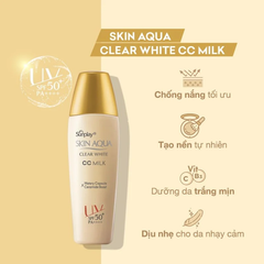 Kem chống nắng Sunplay Skin Aqua Clear White CC Milk SPF 50 25g