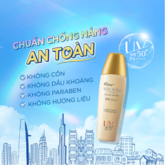 Kem chống nắng Sunplay Skin Aqua Clear White CC Milk SPF 50 25g