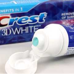 Kem Đánh Răng Crest 3d White 147g Advanced Whitening, Phòng ngừa sâu răng, giảm viêm nướu