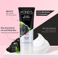 Sữa Rửa Mặt Pond's 100g Đen Trắng Da Tinh Khiết