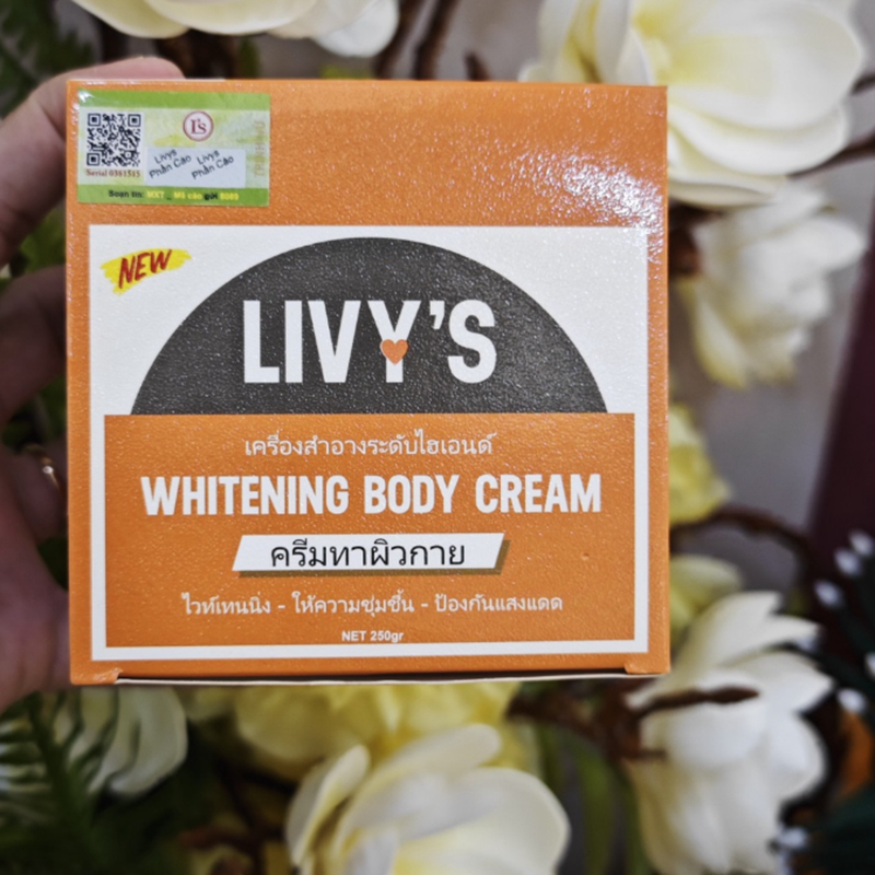 Kem Dưỡng Body Livy's 250g Cam