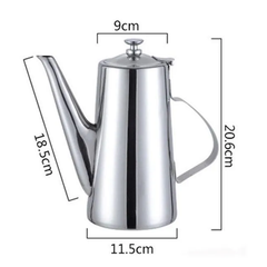 Bình Châm Trà Café Inox Mỏ Dài 2lit