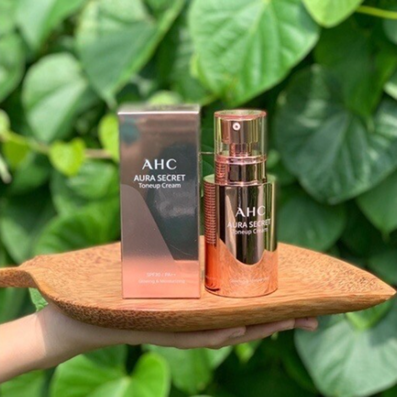 Kem Dưỡng Ahc 50g Aura Secret Toneup Cream Spf 30 Pa++ Nâng Tone, giảm nám da, tàn nhang, nếp nhăn