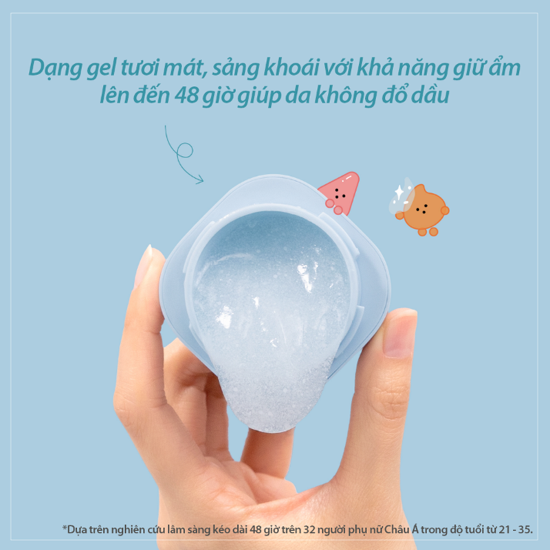 Kem Dưỡng Ẩm Laneige Water Bank Blue HA Cream Oily 50ml Dành Cho Da Dầu Và Da Hỗn Hợp, duy trì độ ẩm suốt 48 giờ