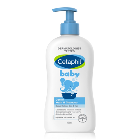 Sữa Tắm Gội Cho Bé Cetaphil Baby Gentle Wash & Shampoo 400ml