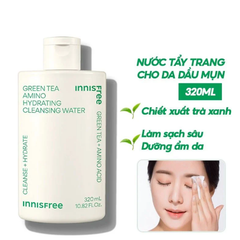 Tẩy Trang Innisfree 320ml Green Tea Amino Acid Mẫu Mới