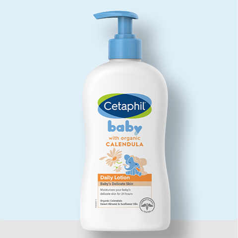 Sữa Dưỡng Thể Cho Bé Cetaphil Baby Organic Calendula Tinh Chất Hoa Cúc 400ml