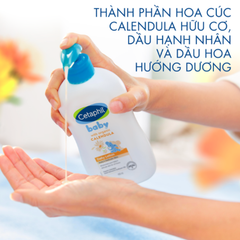 Sữa Dưỡng Thể Cho Bé Cetaphil Baby Organic Calendula Tinh Chất Hoa Cúc 400ml