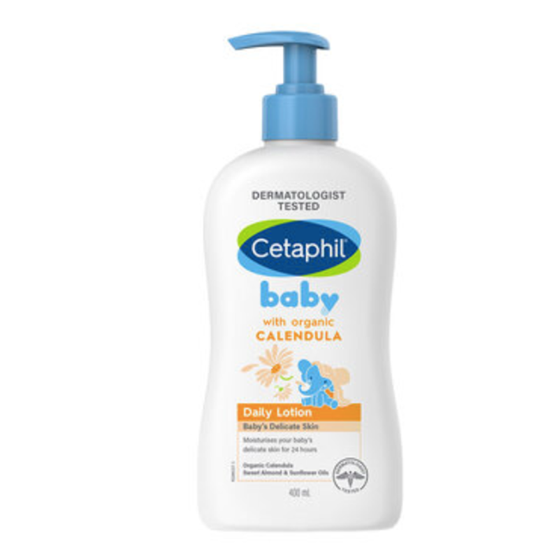 Sữa Dưỡng Thể Cho Bé Cetaphil Baby Organic Calendula Tinh Chất Hoa Cúc 400ml