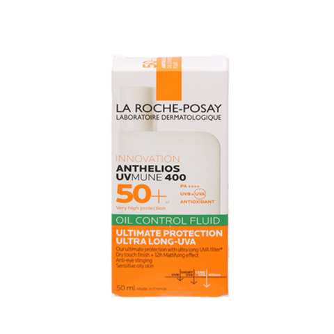 Sữa Chống Nắng La Roche-posay 50ml Anthelios Uvmune400 Oil Control Fluid Vạch Xanh