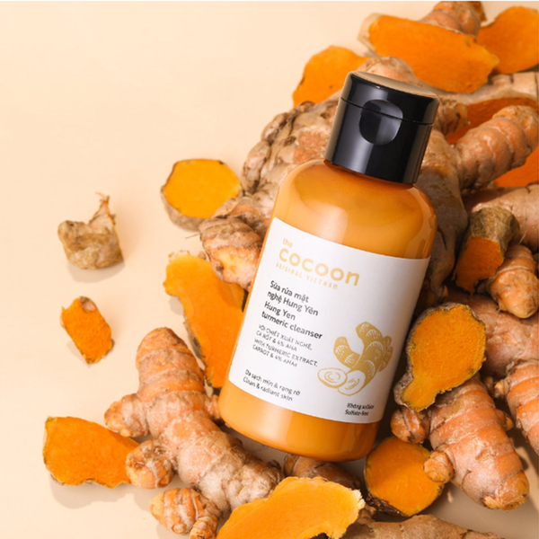 Sữa Rửa Mặt Cocoon 140ml Hung Yen Turmeric Cleanser Chiết Xuất Từ Nghệ Hưng Yên