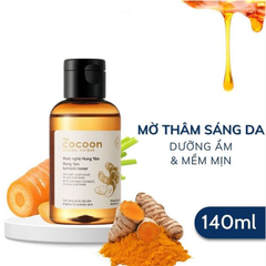 Nước Hoa Hồng Cocoon 140ml Chiết Xuất Từ Nghệ Hưng Yên, Chống oxy hóa, dịu da, giữ ẩm