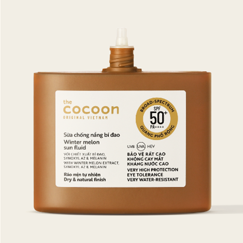 Sữa Chống Nắng Cocoon 50ml Chiết Xuất Bí Đao Ráo Mịn Tự Nhiên Spf50