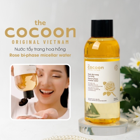 Tẩy Trang Cocoon 310ml Chiết Xuất Hoa Hồng