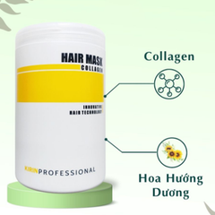 Kem ủ tóc Kirin Professional Collagen vàng 1000ml, Giữ ẩm, kích thích mọc tóc