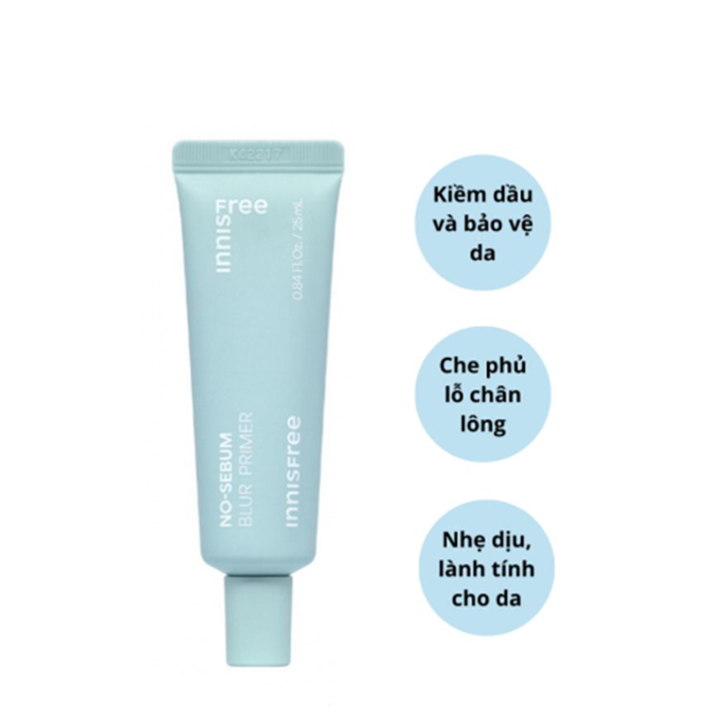 Kem Lót Innisfree No Sebum Blur Primer 25ml Kiềm Dầu