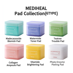 Toner Pad Mediheal 100 Pads, dưỡng ẩm và làm sáng những vùng da xỉn màu