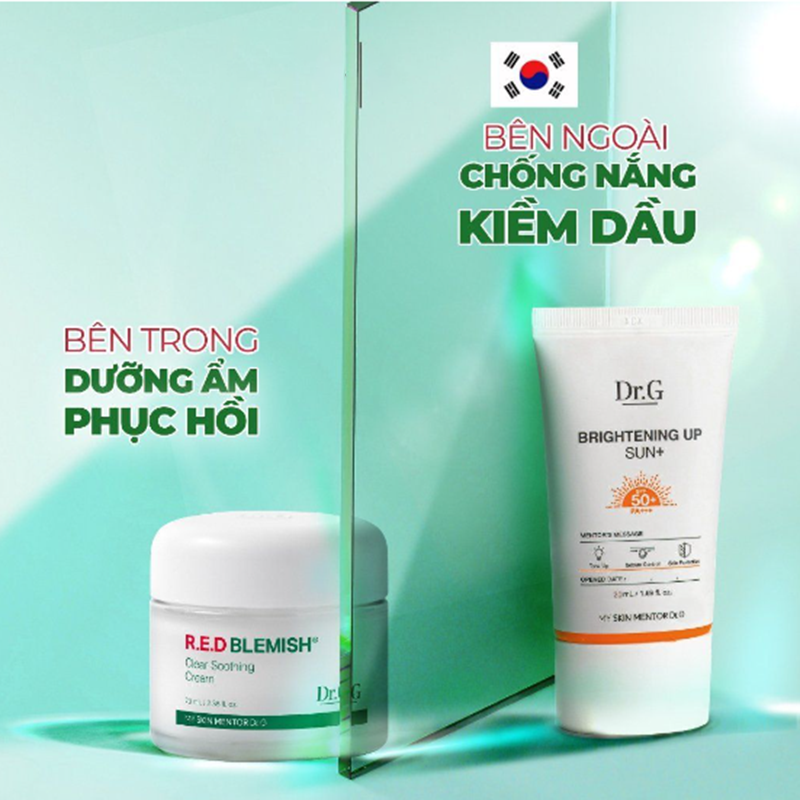 Bộ Drr.g Kem Dưỡng 70ml Và Chống Nắng 20ml