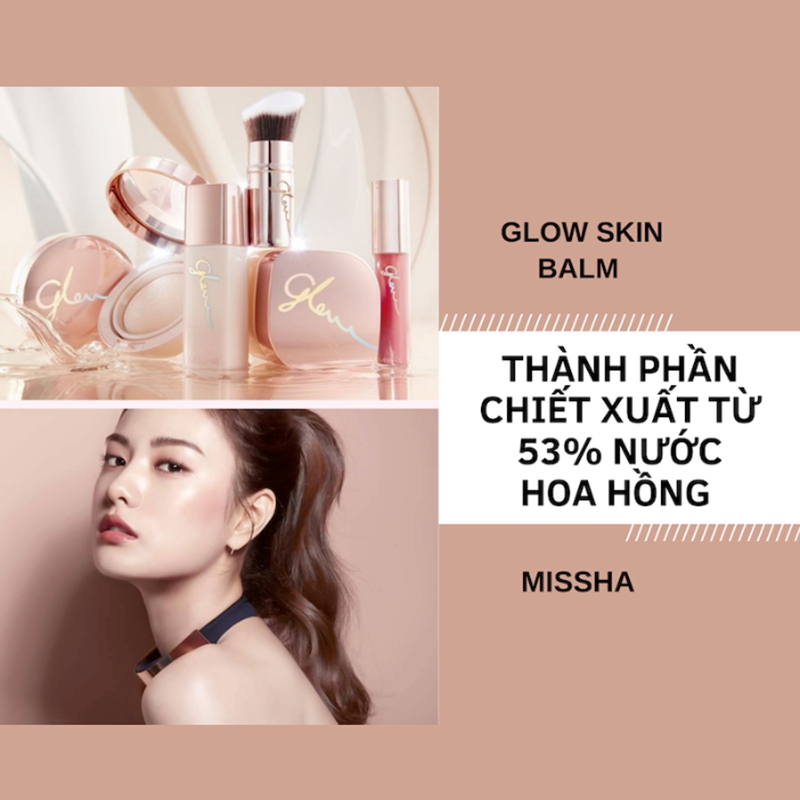 Kem Lót Missha Glow Skin Balm Dưỡng Ẩm Da Căng Bóng 50ml