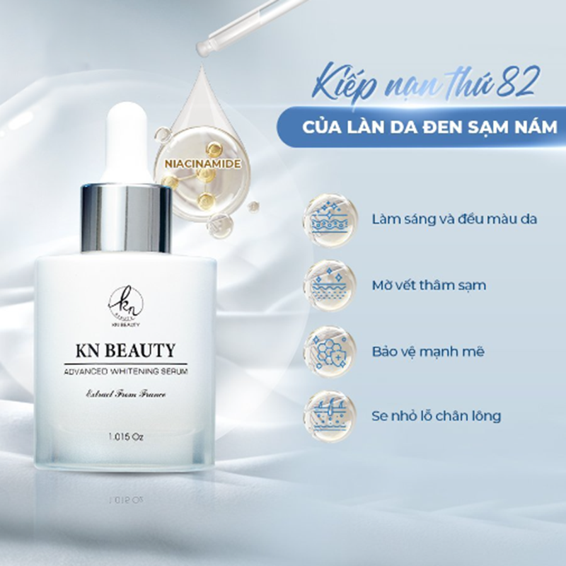 Serum KN Beauty Advanced Whitening 30ml Ngừa Nám, Dưỡng Trắng