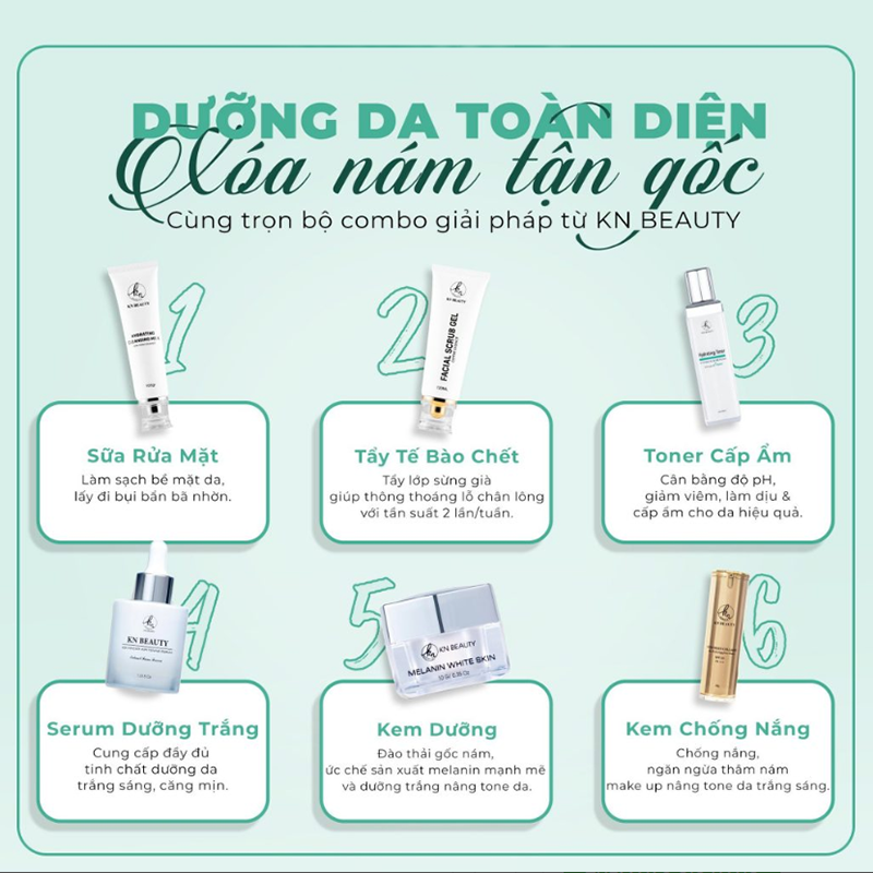 Serum KN Beauty Advanced Whitening 30ml Ngừa Nám, Dưỡng Trắng