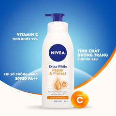 Sữa Dưỡng Thể Nivea, dưỡng da trắng sáng, săn chắc da