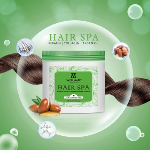 Hấp Dầu Wellmate 500ml Hair Spa Hộp