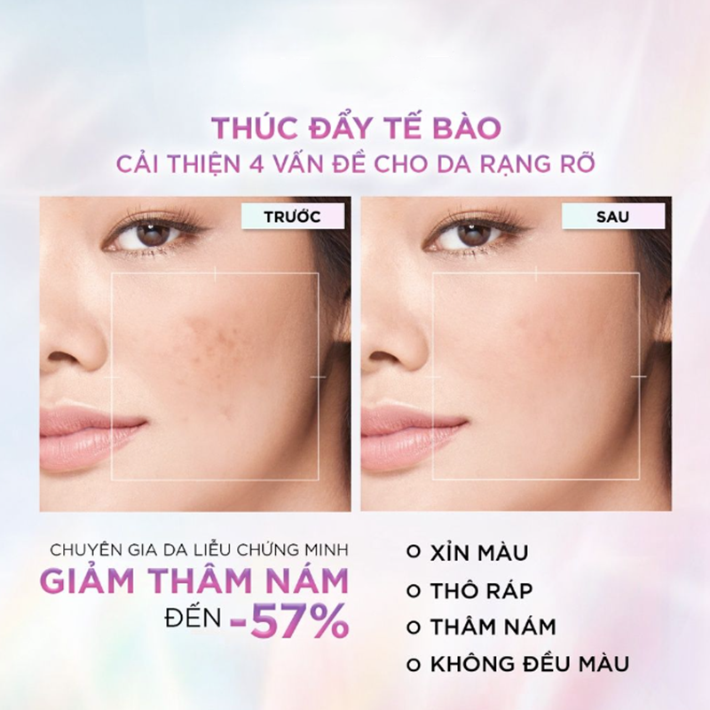 Serum L'oreal 30ml Glycolic-bright Instant Glowing Serum 1.0% Glycolic Acid Dưỡng Sáng Mờ Nám