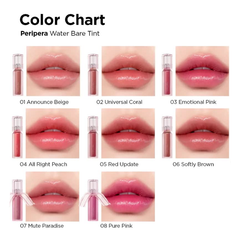 Son Kem Bóng Ink Peripera Water Bare Tint 4g