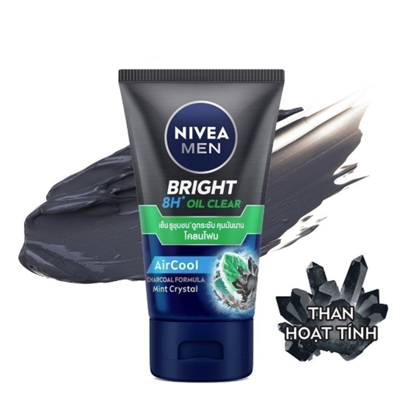 Sữa Rửa Mặt Nam Nivea Nam 100g Aircool Bọt mịn