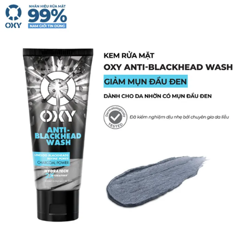 Sữa Rửa Mặt Nam Oxy 100g Anti - Blackhead Wash