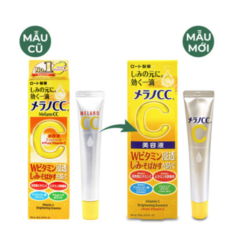 Kem Melano Cc 20ml Vitamin C Brightening Essence Dưỡng Sáng Giảm Thâm Nám