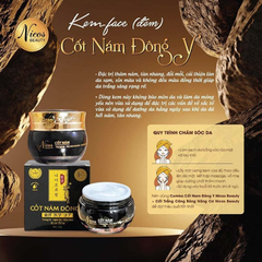 Kem Nicos Cốt Nám Đông Y 15g Số 1, giúp giảm thiểu và làm dịu các vết thâm nám, tàn nhang trên da