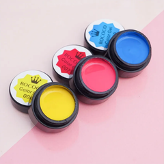 Hộp Gel Vẽ Móng Ruokoco 12 Màu