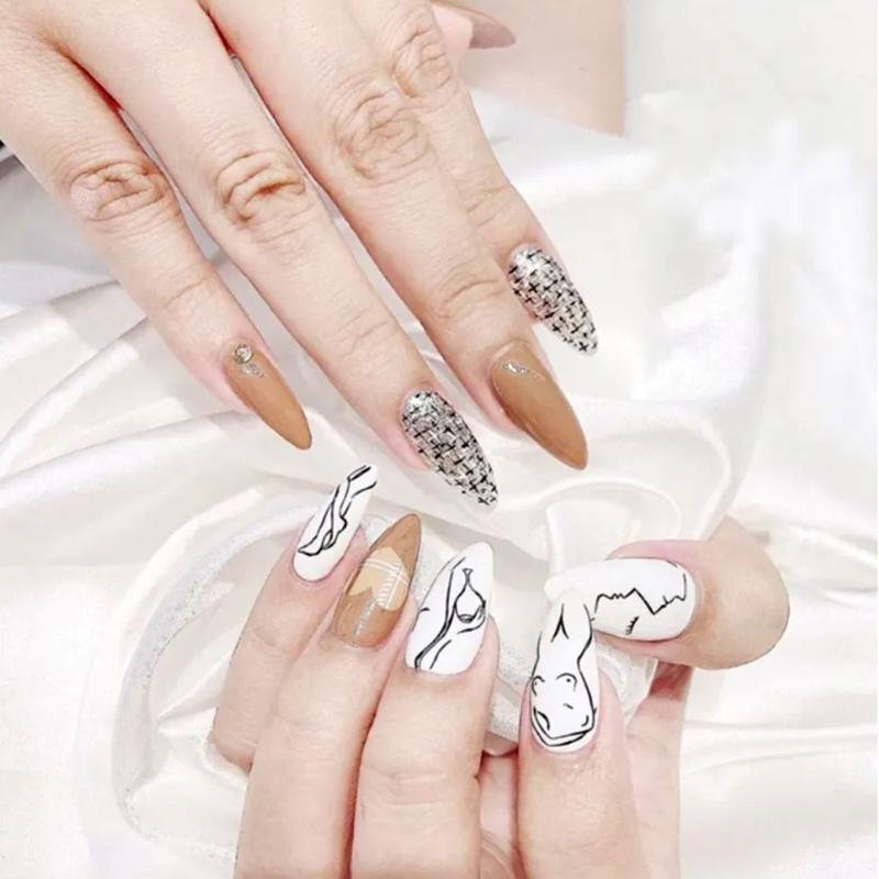 Hộp Gel Vẽ Móng Ruokoco 12 Màu