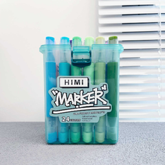 Hộp Bút Lông Màu Himi Skin-friendly Marker Pen 24 Màu