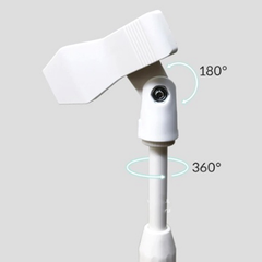 Giá Kẹp Đèn Hơ Nail Mini Lorossi, có giá đỡ điện thoại tiện dụng