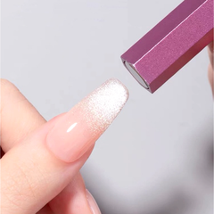 Thanh Nam Châm Lục Giác Hồng 12cm, Tạo Hiệu Ứng Mắt Mèo Trên Nail