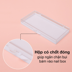 Hộp Mica Đựng Móng Úp Chữ Nhật 5x11cm