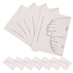 Giấy Nail Box Gắn Móng Chân Giả 5 Miếng