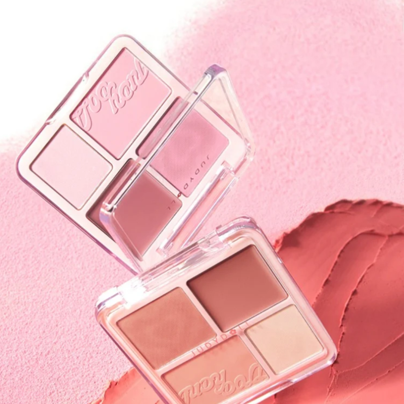Má Hồng Judy Doll Blush & Highllight 4 Ô 9g #03