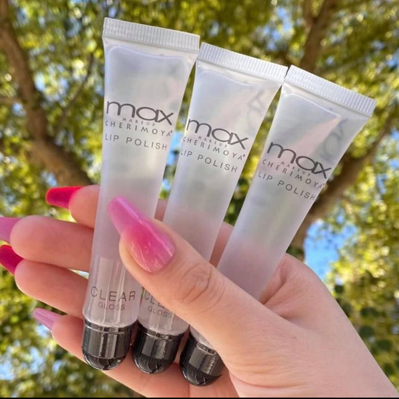 Son Bóng Max Make Up Cherimoya Lip Polish Clear Gloss 15ml