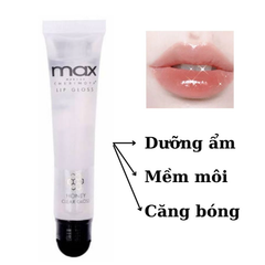 Son Bóng Max Make Up Cherimoya Lip Polish Clear Gloss 15ml