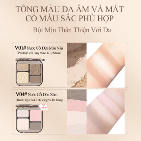 Phấn Tạo Khối Veecci 4 Ô V01